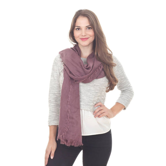 Lavender Classic Solid Shawl Scarf