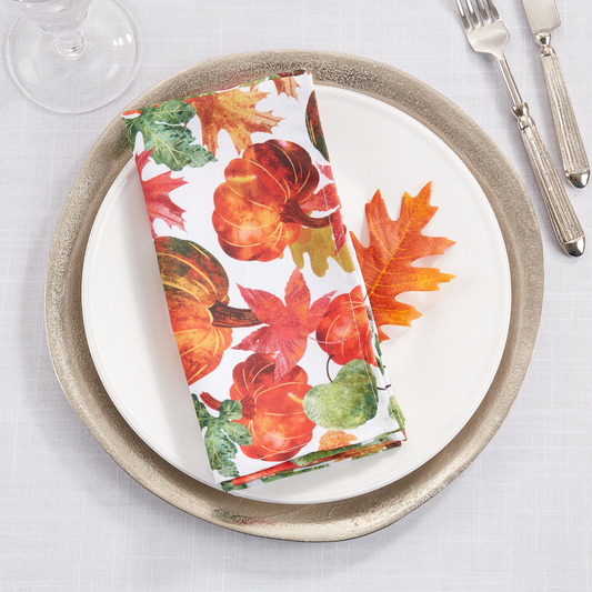 3321 - Pumpkin Foliage 20" Dinner Napkin