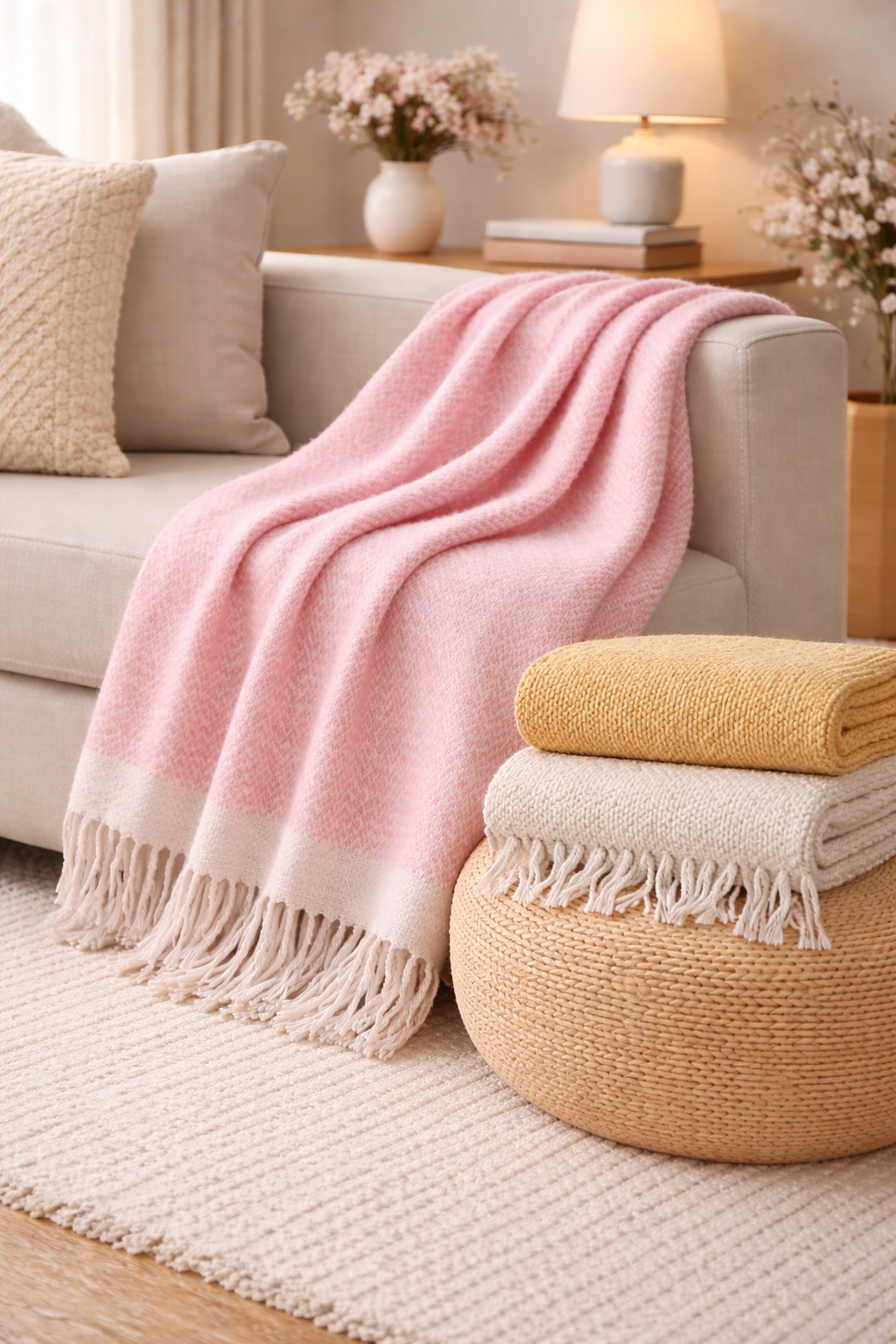 Faux Mohair 50x60 Inch Throw Blanket