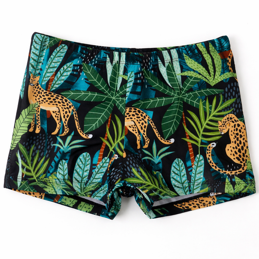 Jungle Cheetah Toddler Boy Swim Trunk