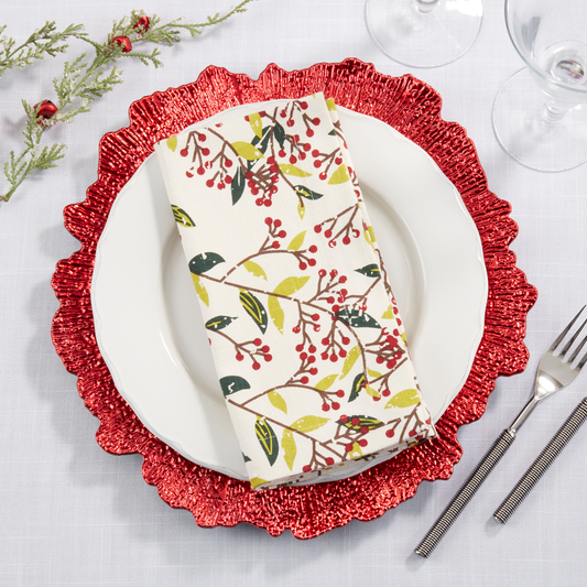 5110 - Red Berry 20" Cotton Dinner Napkin