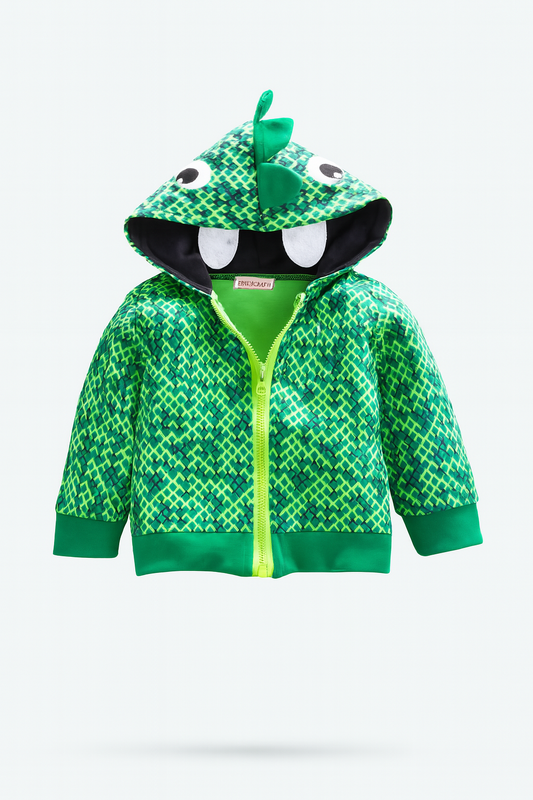 Green Snake Boy Hoodie Jacket
