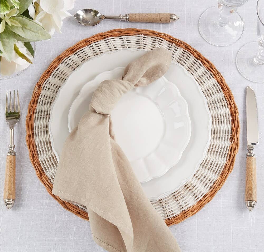 1423 - Natural Pure Linen 20" Dinner Napkin