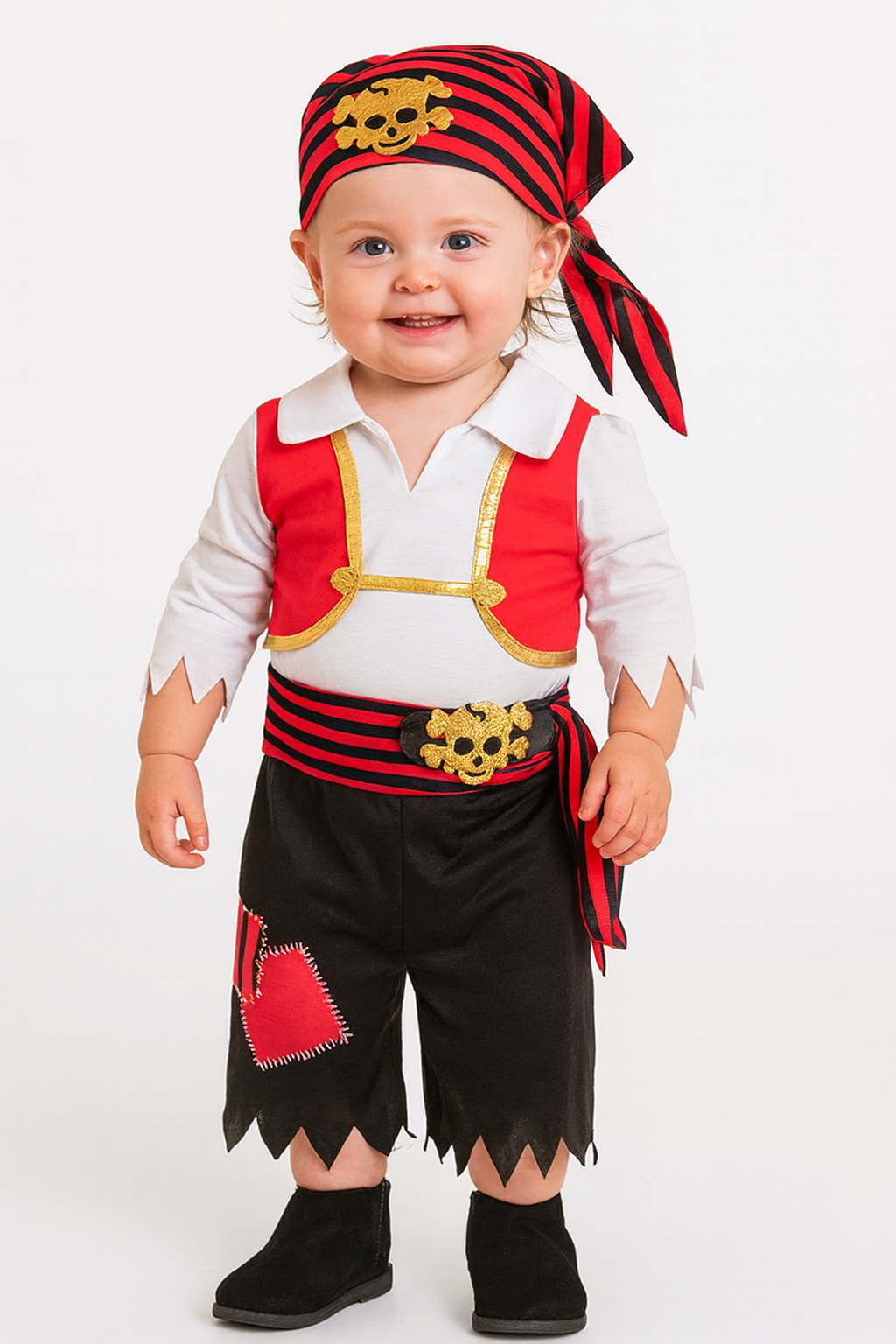 Pirate 4-Piece Toddler Costume Outfit