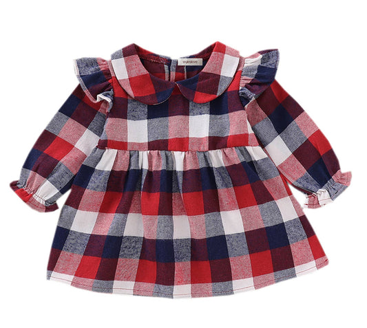 Classic Plaid Baby Girl Dress
