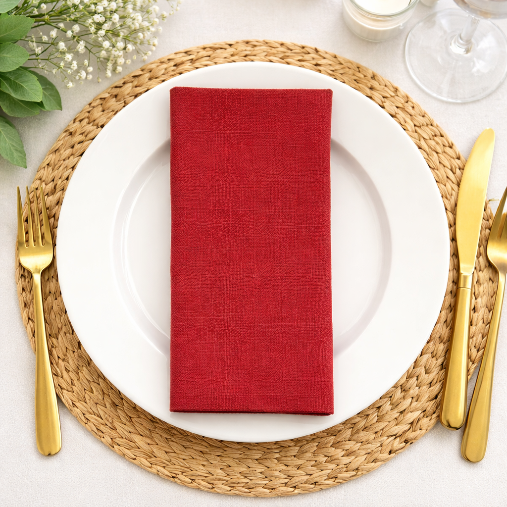 Burgundy Everyday Design 20" Cloth Napkin